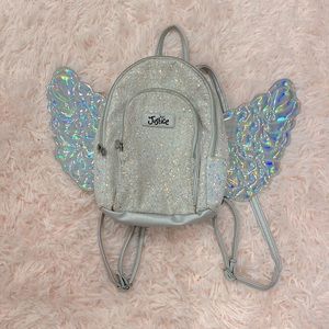 Fly away with the fairy sparkly mini backpack